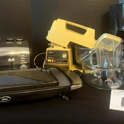 Kitchen Appliances Featuring Vintage Oster Mixer