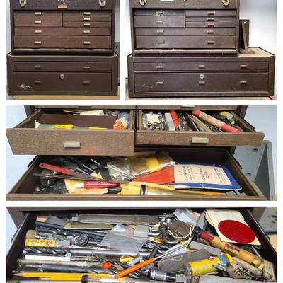 Kennedy Metal Tool Chests With Tools