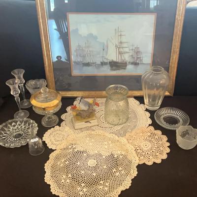 Glass Décor & Framed Nautical Wall Art