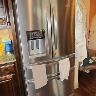 Sale Photo Thumbnail #59: Whirlpool fridge, recently purchased. Don't miss this one!