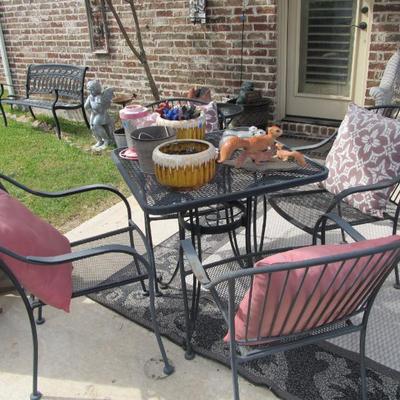 Sale Photo Thumbnail #182: wrought iron patio set