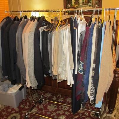 Sale Photo Thumbnail #80: Suits (size 44L), Pants (40x34), Shoes (size 11-12), Shirts (size L-XL)