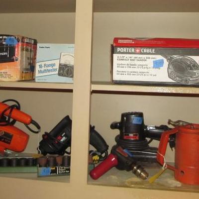 Sale Photo Thumbnail #136: Lots of tools of every kind from a lifetime of collecting. Stanley, Craftsman, Ryobi, Black n Decker, Husky, Duracraft, and more. Lots of power tools, hand tools, cabinets, tool cabinets, VTG items, yard tools, and more!