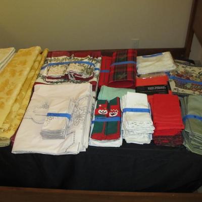 Sale Photo Thumbnail #112: Incredible linens, some are vintage