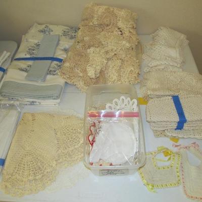 Sale Photo Thumbnail #108: Incredible linens, some are vintage