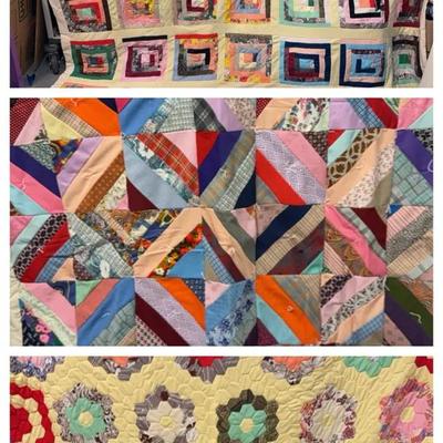 Hand Made Log Cabin Quilts & More