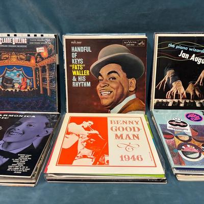 Vitage Vinyl Albums, Fats Waller, Maude Lux Lewis & More