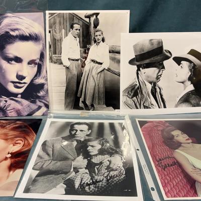 Lauren Becall 8x10 Signed Photographs