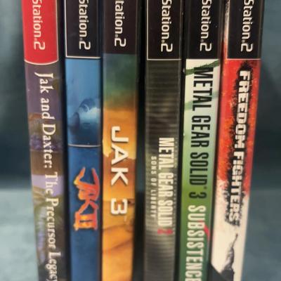 PlayStation 2 Games, Jax & Daxter, Metal Gear Solid & Freedom Fighters
