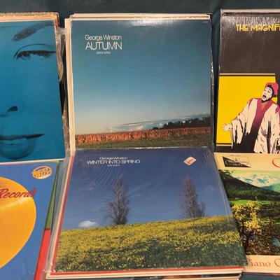 Vinyl Albums, George Winston, Como, Ed Ames, and More
