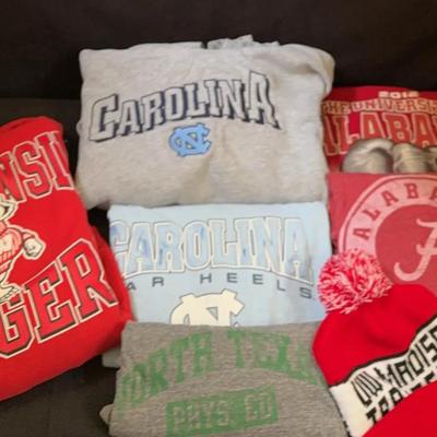 College Football Gear, Alabama, North Carolina, North Texas And More