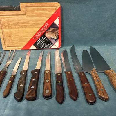Wood Handled Kitchen Knives