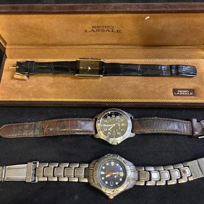 Men’s Watches, Seiko Lassale, Swiss Army & Citizen Watches
