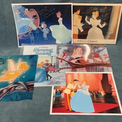 Sleeping Beauty, Tinker Bell & Cinderella Actors Signed Autographs