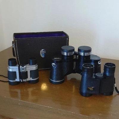 Binoculars; Set Of Three