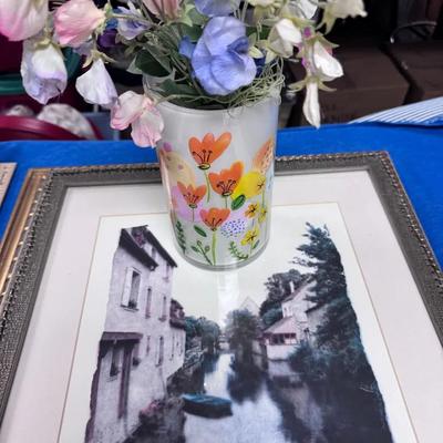 Floral whimsy paintings and decor