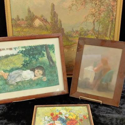 Reverie worlds framed art