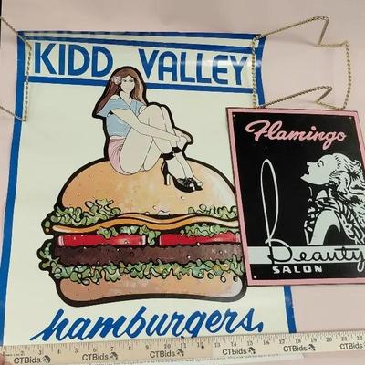 Retro Kidd Valley + Beauty Salon Adverts