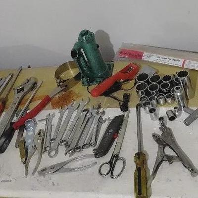 Hand tools collection various pieces