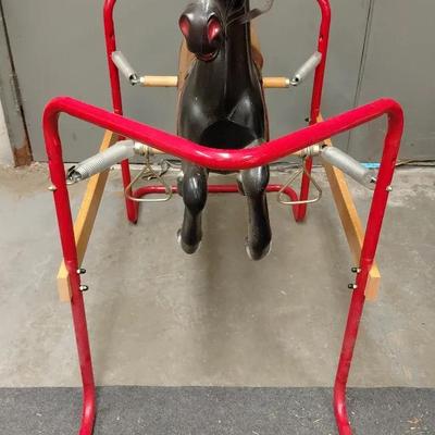 Vintage spring rocking horse