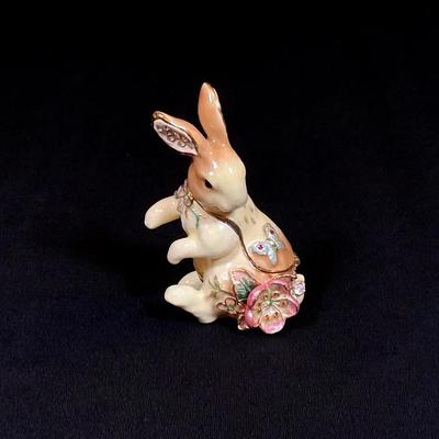 Fitz & Floyd Rabbit Hinged Box 