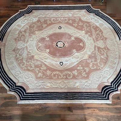Handwoven 100% Wool Area Rug