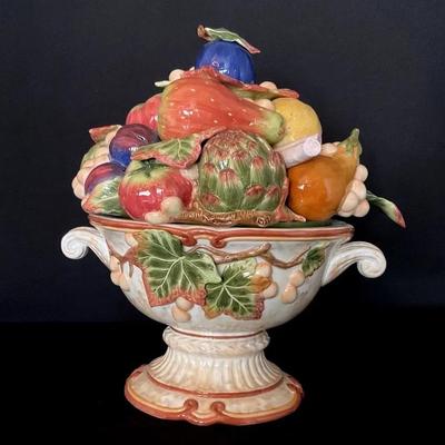 Fitz & Floyd Venetian Romance Tureen With Lid