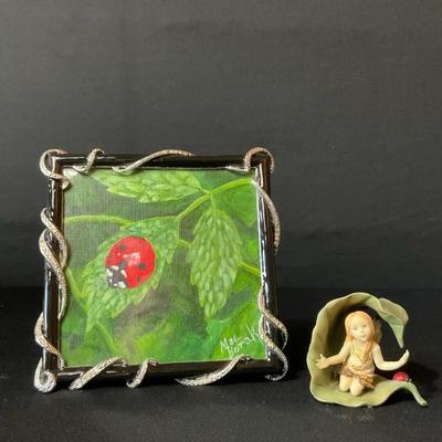 Country Artists Butterfly Faries, And Mae Borak, Ladybug Art