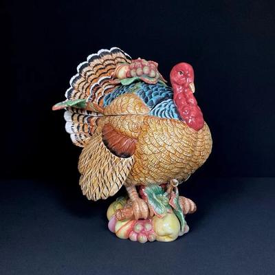 Fitz & Floyd Country Gourmet Turkey Tureen w/Ladle