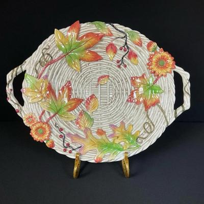 Fitz & Floyd Harvest Heritage Oval Serving Platter
