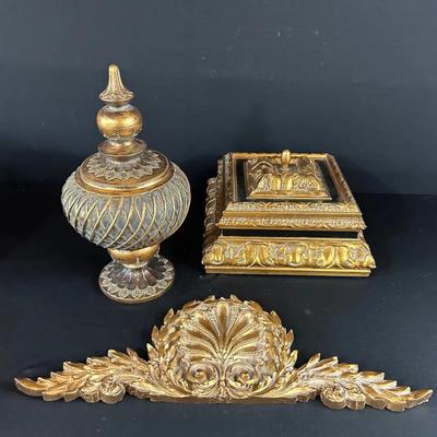 Decorative Gold Accent Pieces