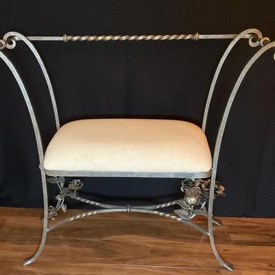 Decorative Metal Bench 