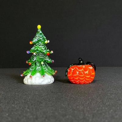 Fitz & Floyd Glass Menagerie Seasonal Figurines