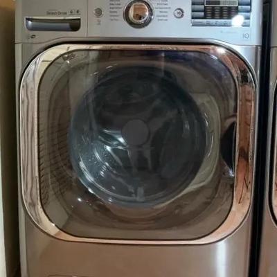 LG 5.2 Cu Feet Mega Capacity Turbo Wash Front Load Washer 