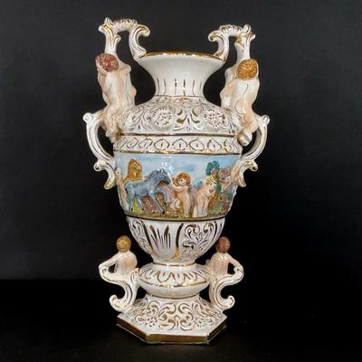 Capodimonte Porcelain Vase