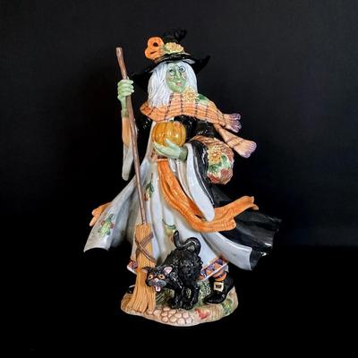 Fitz & Floyd Halloween Harvest Tall Witch