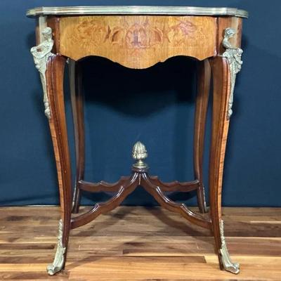 French Louis XV Style Side Table 