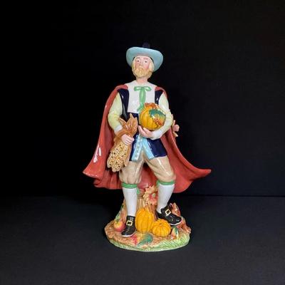 Fitz & Floyd Harvest Heritage Male Pilgrim Figurine