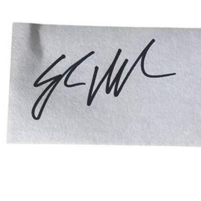 Lot 050  
ELON MUSK AUTHENTIC HAND SIGNED SIGNATURE AUTOGRAPH