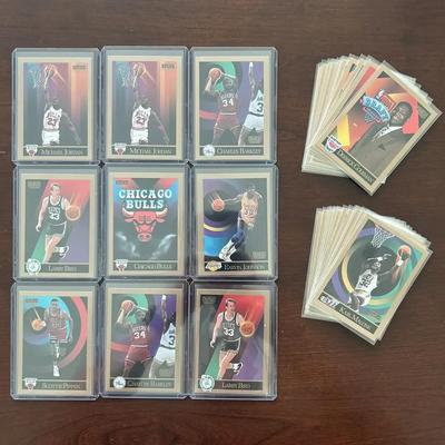 1990 Skybox Basketball Cards. Michael Jordan, Larry Bird, Charles Barkley, and More