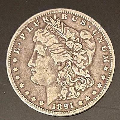 1891-O Morgan Silver Dollar
