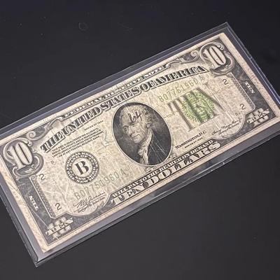 Series 1934 Green Seal $10 Federal Reserve Note