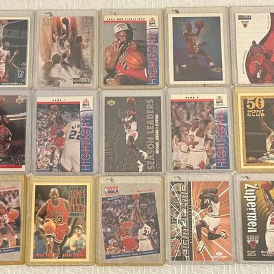15 - Collectible Michael Jordan Basketball Cards, #2