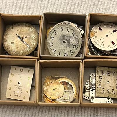 Antiques Elgin Ladies/Mens Watch Movements & Parts #1