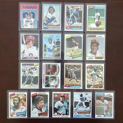 Vintage Baseball Cards. Nolan Ryan, Pete Rose, Tom Seaver, Mike Schmidt, and More