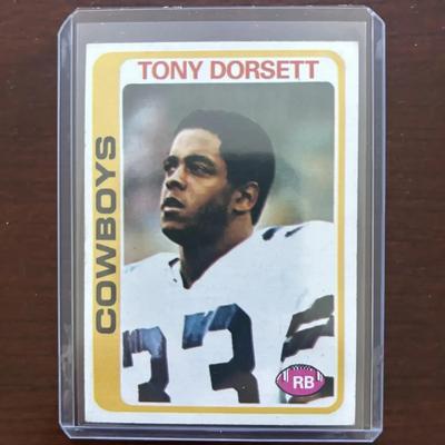 1978 Topps Football Card. Tony Dorsett Rookie. Card Number 315