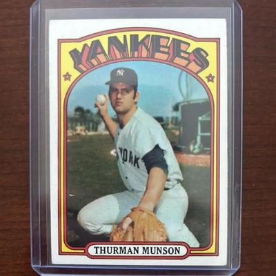 1972 Topps Baseball Card. Thurman Munson. Card Number 441