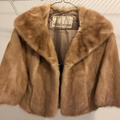 Shillito’s Fur Salon, Light Brown Fur (Mink?) Cape