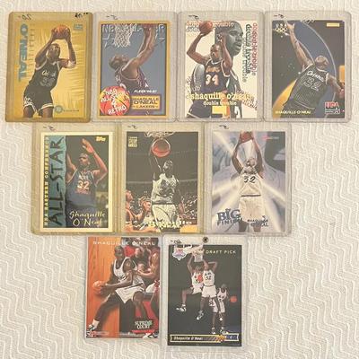 9 - Collectible Shaquille O’Neal Basketball Cards, Rookie #1