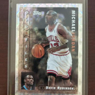 1996 Topps Michael Jordan Pro Files. Card Number PF-3